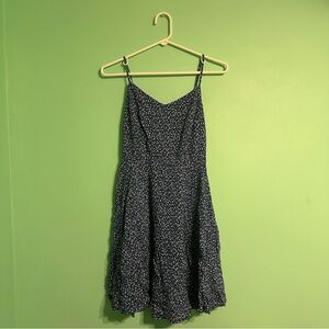 Old Navy blue floral dress size small